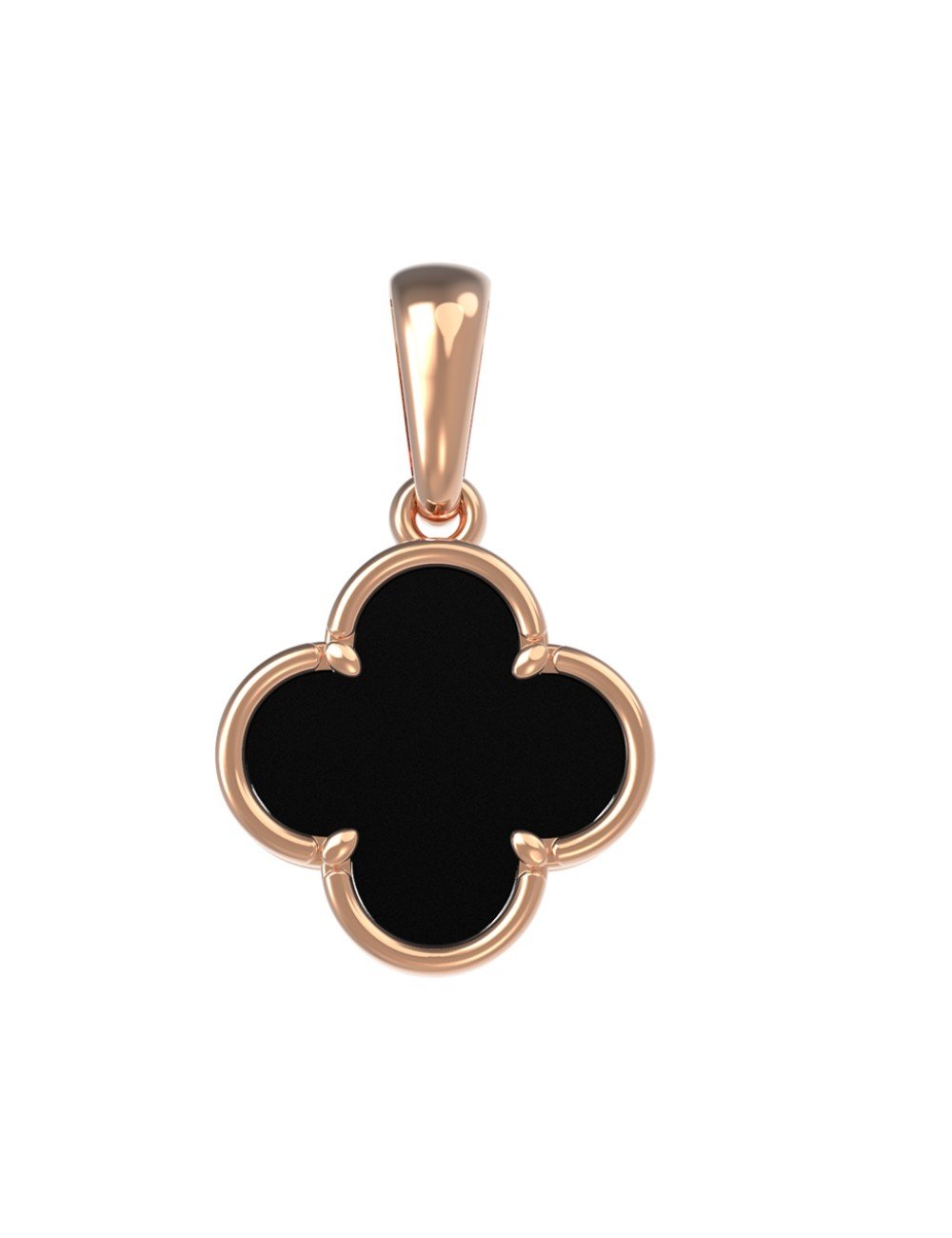 Подвеска из золота c ониксом