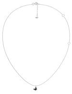 Колье из белого золота c ониксом