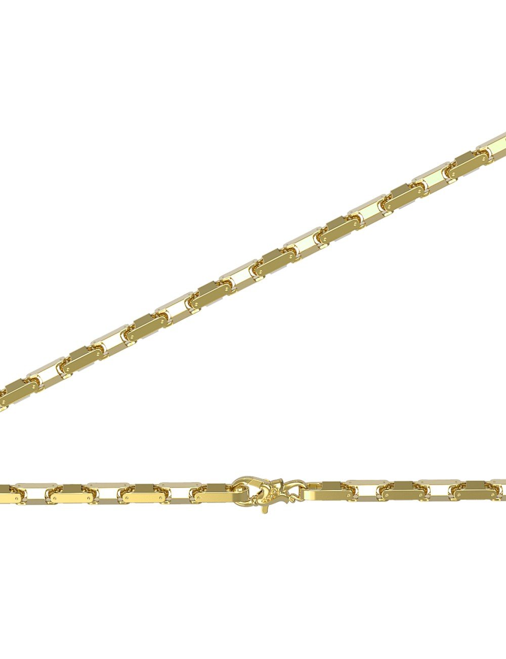 Цепь из лимонного золота