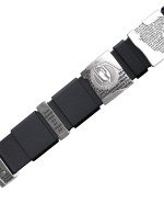 Браслет из белого золота c кожаным шнурком