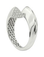 Кольцо из белого золота c бриллиантами