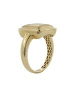 Кольцо из лимонного золота