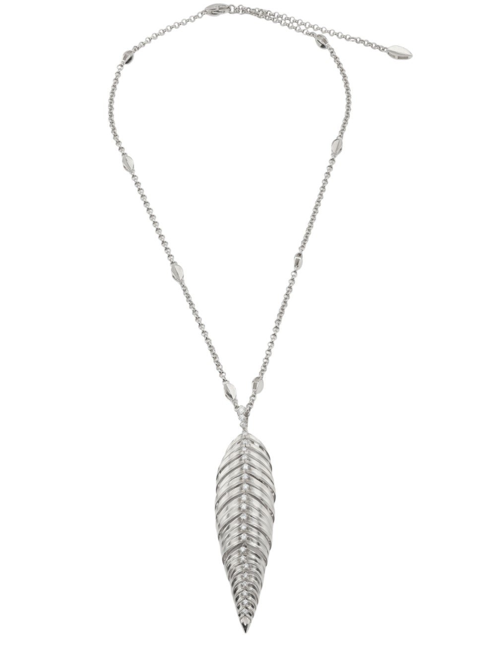 Колье из белого золота c бриллиантами