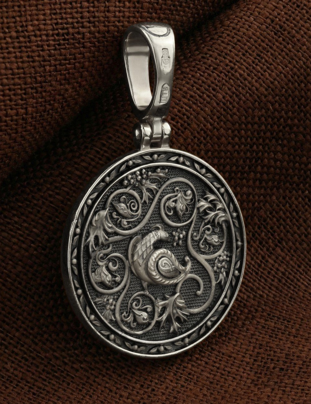 Образок из белого золота