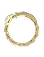 Кольцо из лимонного золота c бриллиантами и перламутром