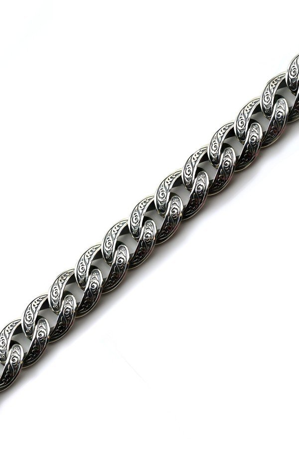 Браслет из серебра и золота c рубином