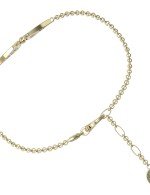 Браслет из лимонного золота c бриллиантами и ониксом