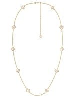 Колье из лимонного золота c перламутром