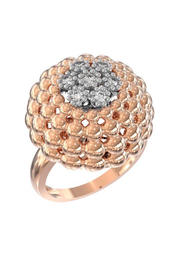 Кольцо из золота c бриллиантами