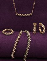 Серьги из золота c бриллиантами