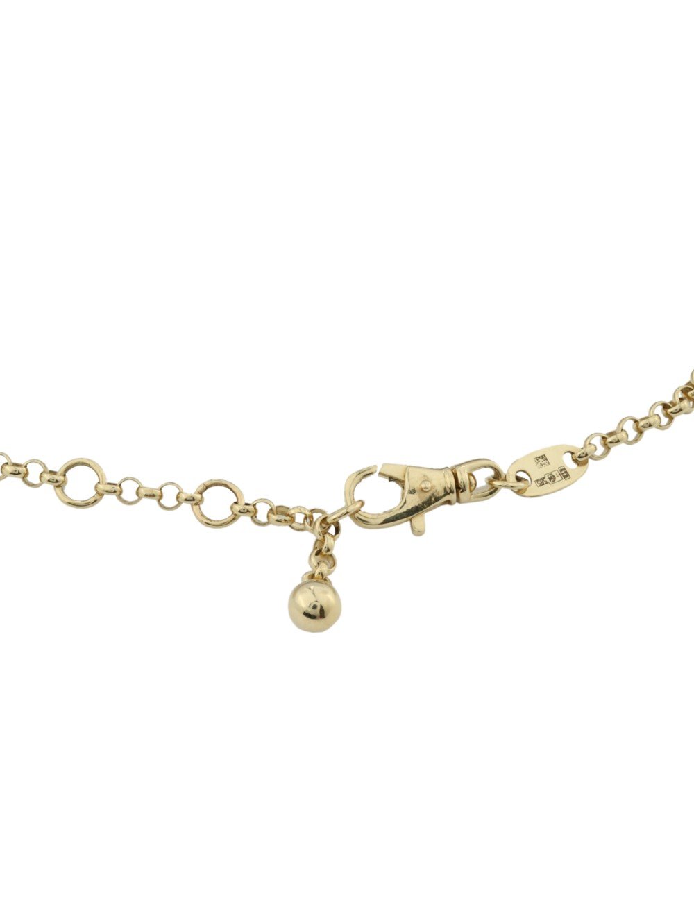 Браслет из лимонного золота c бриллиантами, ониксом и перламутром