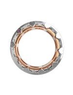 Кольцо из золота c бриллиантами и рубином