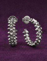 Серьги из белого золота