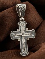 Крест из белого золота