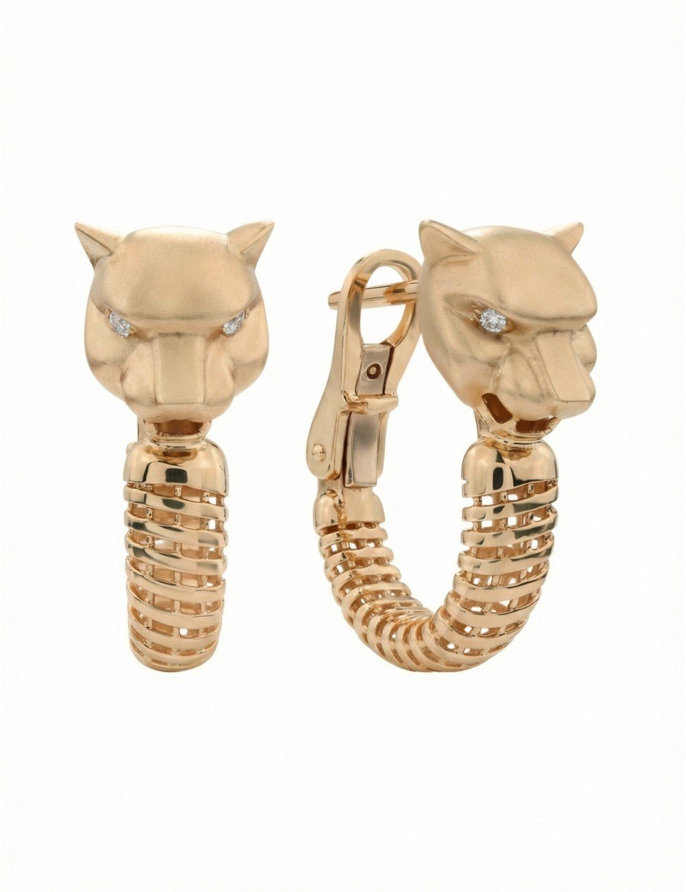 Серьги из золота c бриллиантами