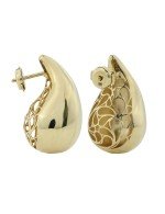 Серьги из лимонного золота