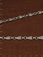 Цепь из белого золота