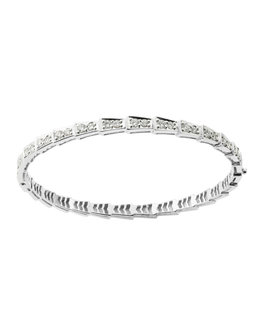 Браслет из белого золота c бриллиантами