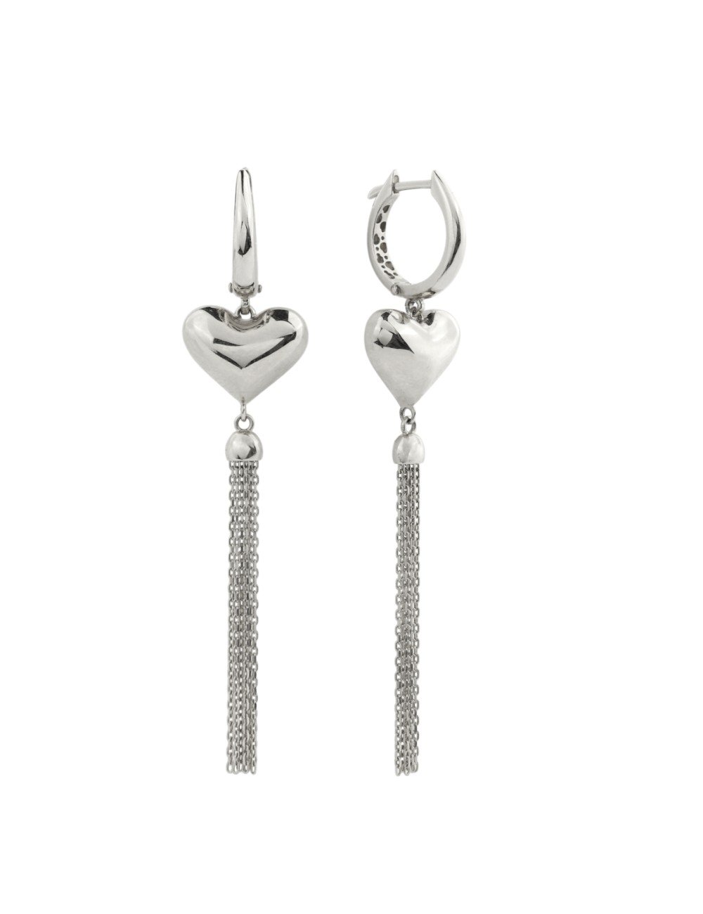 Серьги из белого золота