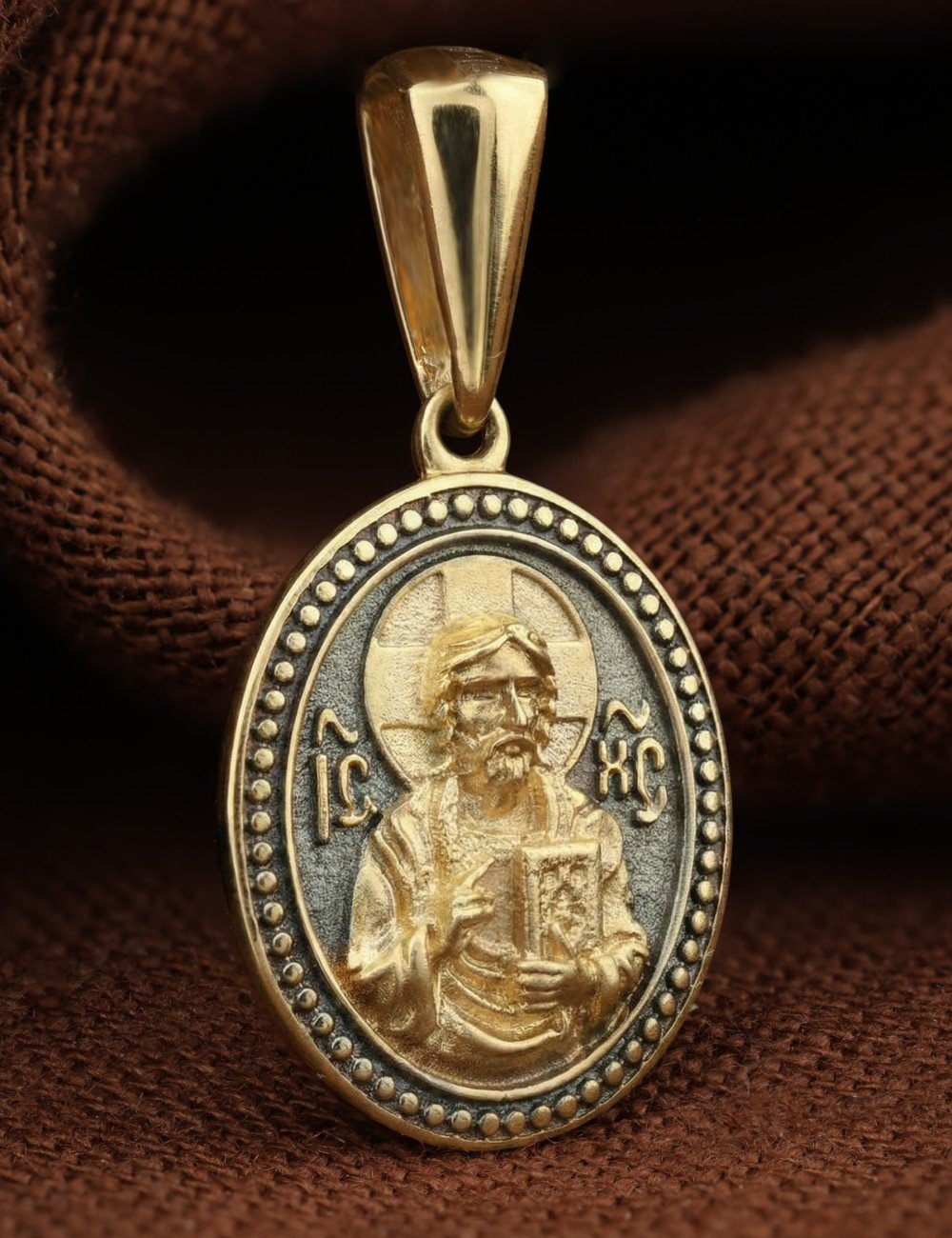 Образок из лимонного золота