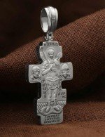 Крест из белого золота