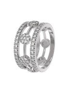 Подвеска из белого золота c бриллиантами