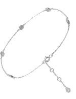 Браслет из белого золота c бриллиантами