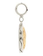 Подвеска из белого золота c ониксом