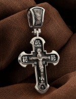 Крест из белого золота