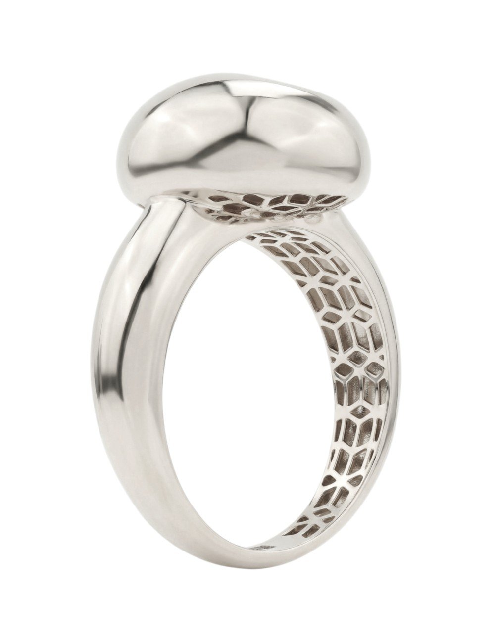 Кольцо из белого золота c бриллиантами