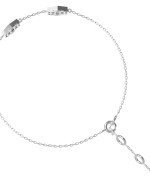 Браслет из белого золота c лазуритом и перламутром