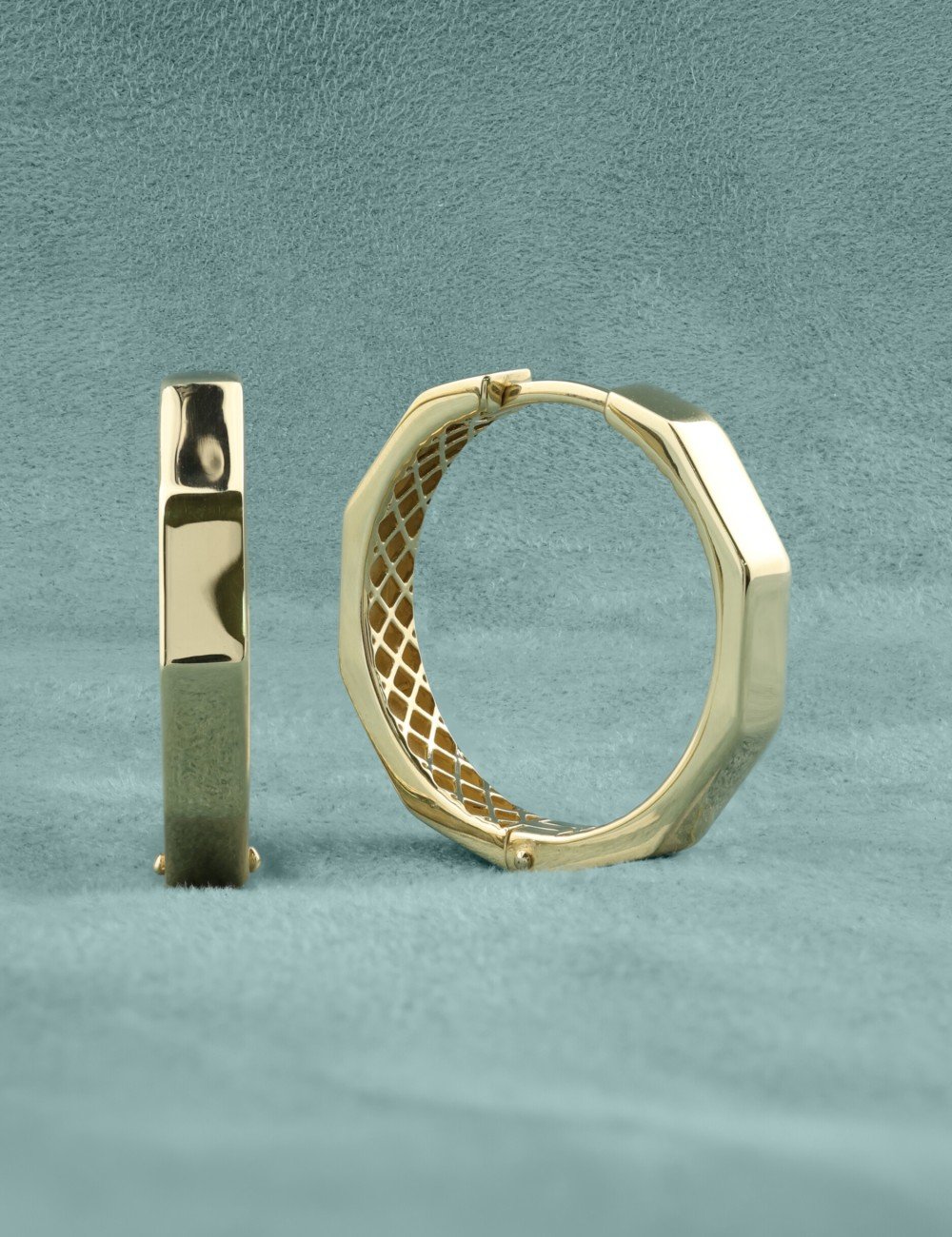 Серьги из лимонного золота