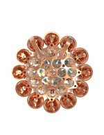 Подвеска из золота c бирюзой и перламутром