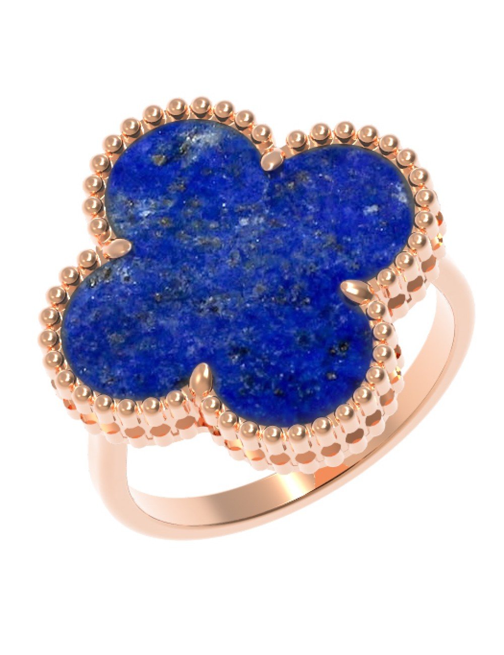 Кольцо из золота c лазуритом