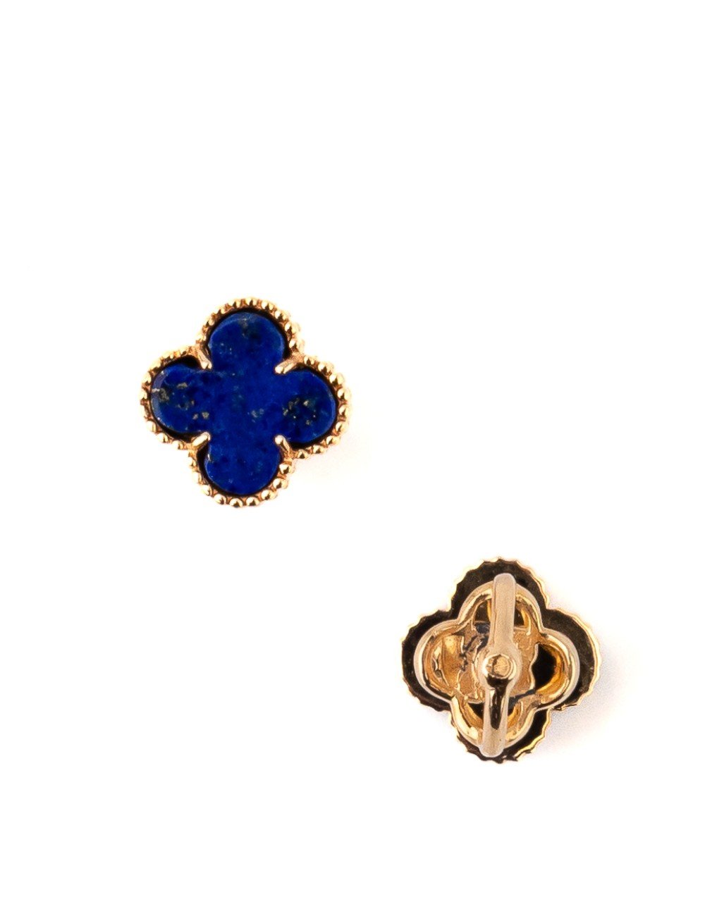 Серьги из золота c лазуритом