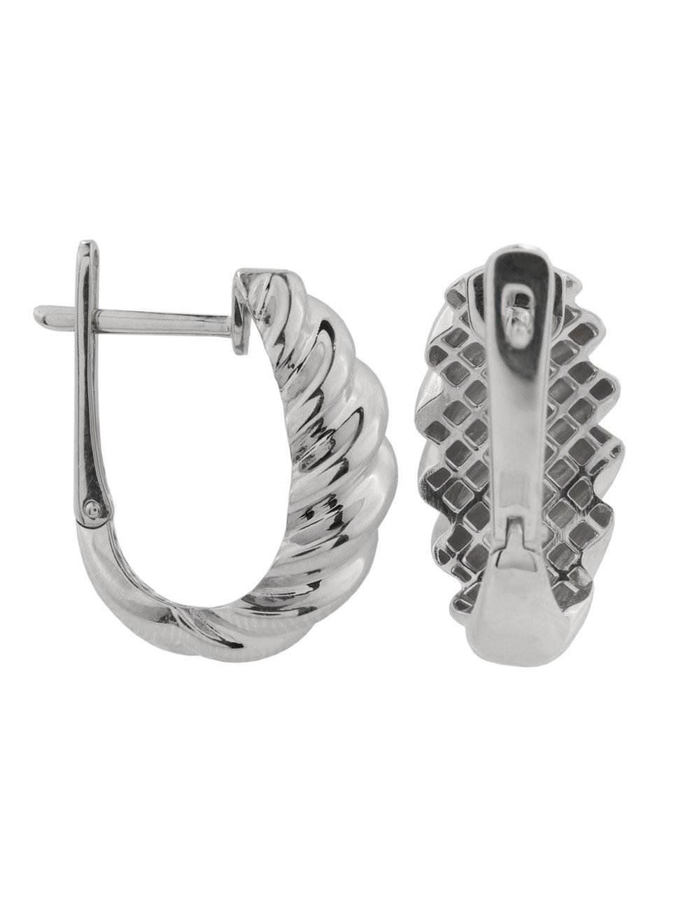 Серьги из белого золота