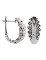 Серьги из белого золота