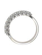 Кольцо из белого золота c бриллиантами