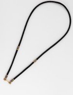 Шнурок шёлковый из золота c шёлковым шнурком