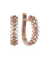 Серьги из золота c бриллиантами