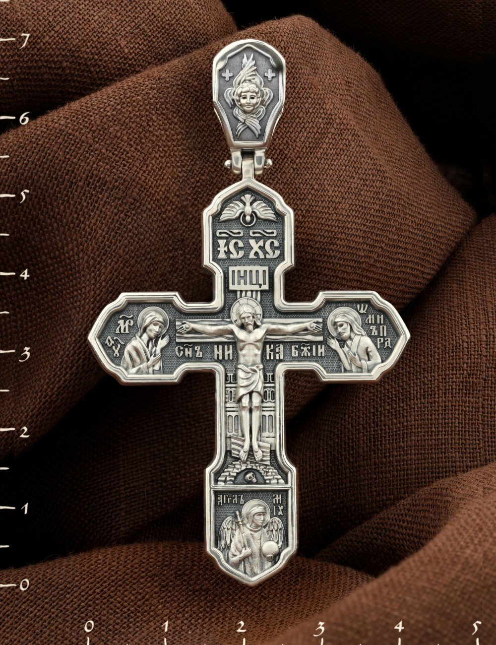 Крест из серебра 925 пробы