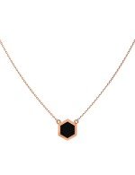 Колье из золота c ониксом