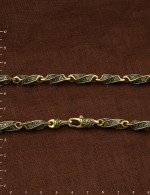 Цепь из лимонного золота