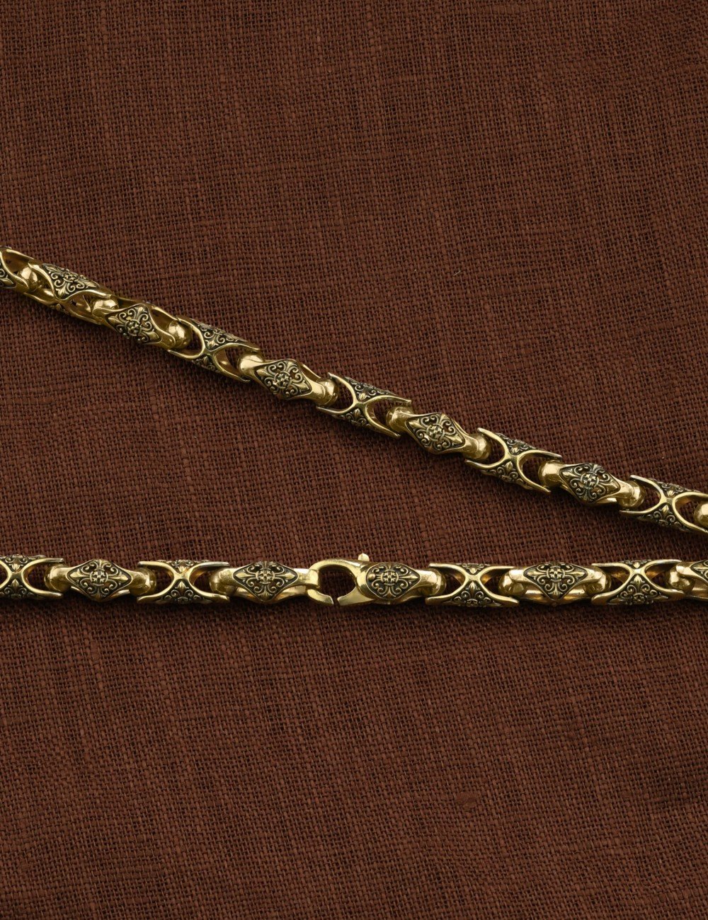 Цепь из лимонного золота