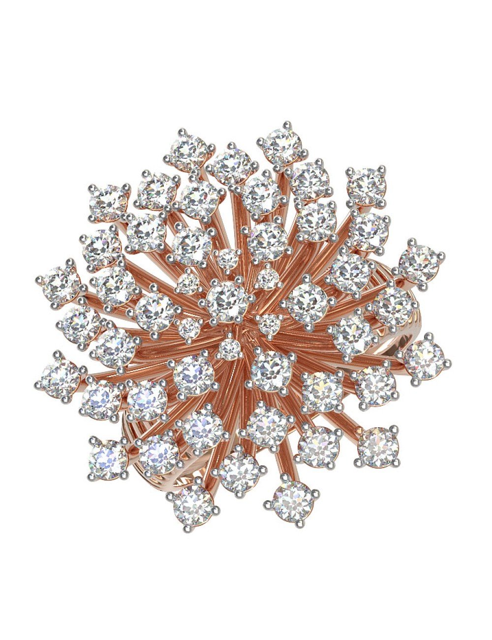 Кольцо из золота c бриллиантами