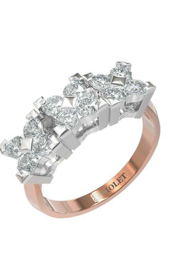 Кольцо из золота c бриллиантами