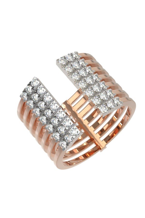 Кольцо из золота c бриллиантами