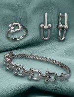 Серьги из белого золота