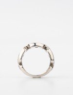 Кольцо из белого золота c бриллиантами