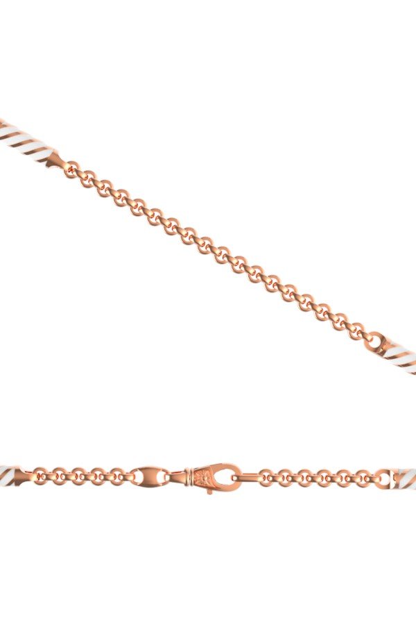 Цепь из золота c эмалью